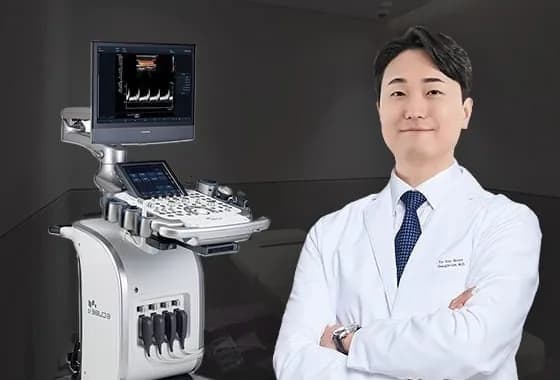 초음파로 보형물 상태를 확인하는 검사실