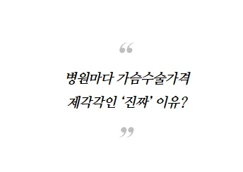 가슴수술가격, 300만원부터 1000만원까지 차이 나는 이유 (보형물 3,404건 수술 병원 답변) — 본문 이미지 12