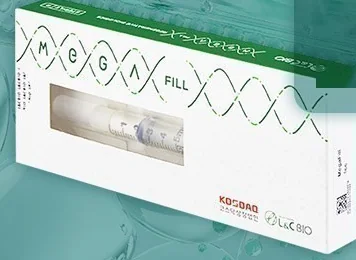 메가필(MEGA FILL) 제품 패키지와 주사기
