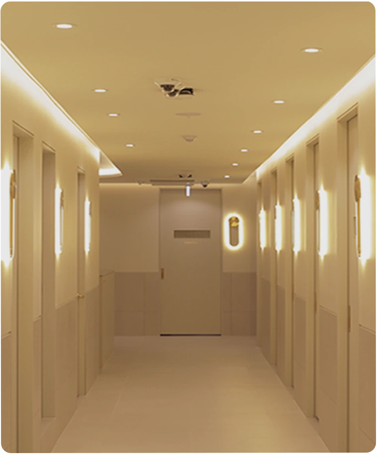 1인 회복실, 4층 Suite room 복도