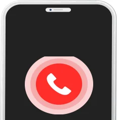 응급콜 화면이 켜진 휴대폰